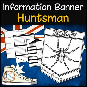 Preview of HUNTSMAN SPIDER Information Report Banner - Australian Animals
