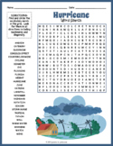 HURRICANE Word Search Puzzle Worksheet Activity