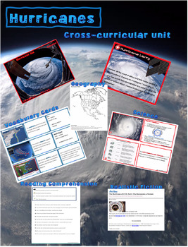Preview of HURRICANES-Cross Curricular Study