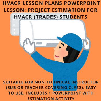 Preview of HVAC Lessons: Project Estimation HVAC Lesson Plans (1-2 Day Activity, Sub OK)