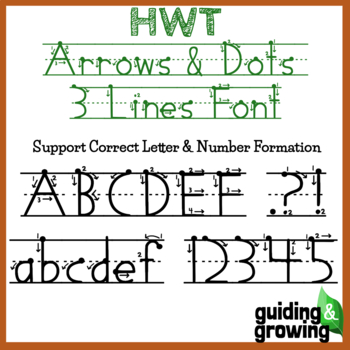 Preview of HWT Style - Arrows & Dots 3 Lines