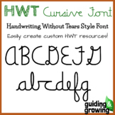 HWT Style Cursive Font