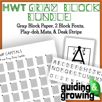 Preview of Gray Block Paper Bundle - HWT Style