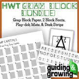 Gray Block Paper Bundle - HWT Style
