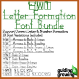 HWT Style Letter Formation Bundle
