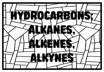 Preview of HYDROCARBONS: ALKANES, ALKENES, ALKYNES High School Organic Chemistry Colorin