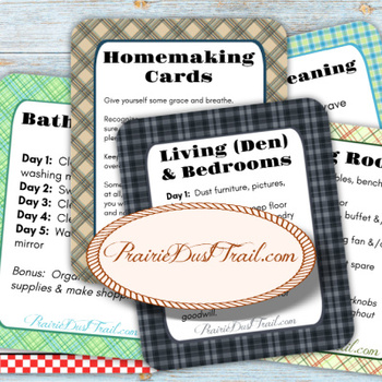 Preview of Habit Helper - Homemaking Basic Routine and Cleaning Cards