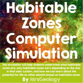 Preview of Habitable Zone Simulation: Is there life on other planets?