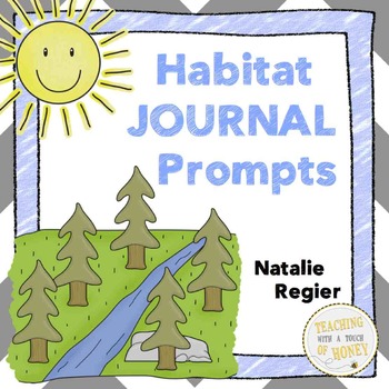 Preview of Journal Prompts | Habitat Writing Prompts | Cut and Paste