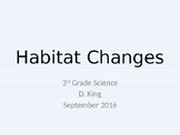 Habitat Changes PPT