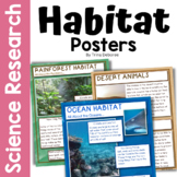 Habitats {Biomes} Posters Informational Text Close Reads D