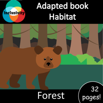 Preview of Habitat Forest ADAPTED BOOK (level 1, level 2 and level 3) & activities
