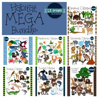 Preview of Habitat MEGA Bundle {L.E. Designs}