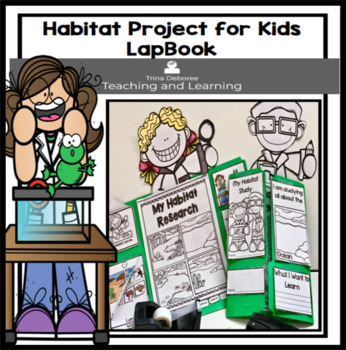 Preview of Habitat (Biomes) Project for Kids LapBook