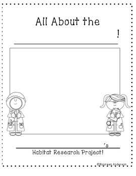 Preview of Habitat Research Project Packet