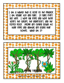 habitat riddles by clip art by carrie teaching first tpt