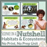 Habitat Ecosystem Unit NGSS 2nd Grade Science in a Nutshel
