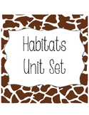 Habitats Notebooking Set {Aligned to SC Standards}