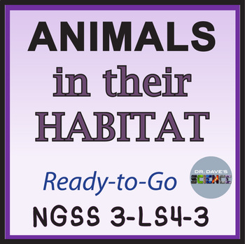 Preview of Habitats, Animal Habitats and Survival NGSS 3-LS4-3