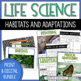 2nd, 3rd, & 4th Grade Life Science - Animal Habitats, Need