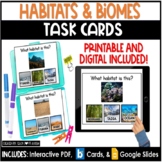 Habitats & Biomes | Science Task Cards | Boom Cards