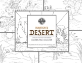 Habitats Desert Coloring Page Collection