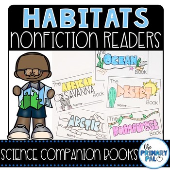 Preview of Animal Habitats Printable Books
