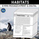 Habitats Nonfiction Reading Comprehension Passages
