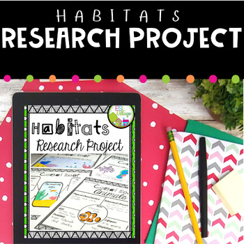 Preview of Habitats Research Templates Bundle