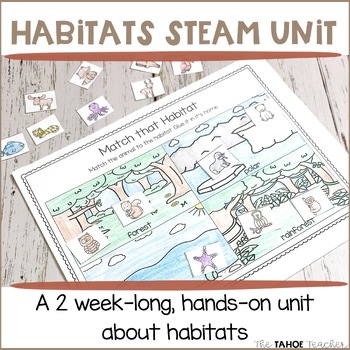 Preview of Habitats Science Unit | Science Centers for Primary Grades