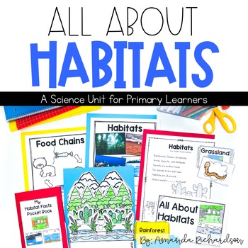 Preview of Habitats Unit: Exploring Animal Habitats and Food Chains