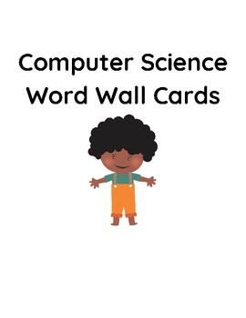 Preview of Computer Science Word Wall Cards