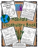 Habitats Vocabulary Book