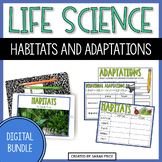 Habitats & Adaptations Digital Activities - 2nd, 3rd & 4th
