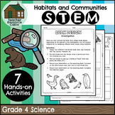 Habitats and Communities STEM Activities (Grade 4 Ontario 