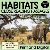 Habitats and Ecosystems Leveled Reading Comprehension Pass