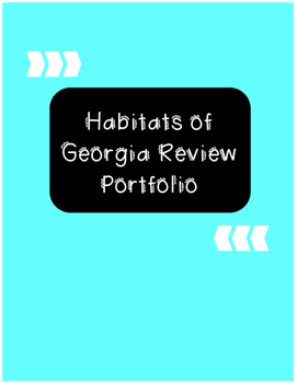 Preview of Habitats of Georgia Review Portfolio Project