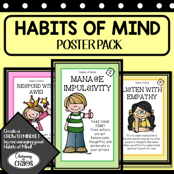 Preview of Habits of MInd