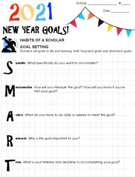 Preview of Habits of a Scholar- New Year Goals 2021