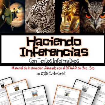 Preview of Haciendo Inferencias con Textos Informativos ~ Material Alineado con el STAAR