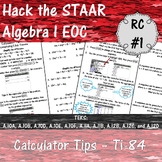Hack the STAAR - Algebra I EOC - Calculator Tips - Reporti