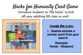 Independent Living: Hacks for Humanity Card Game