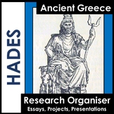 Hades - Ancient Greece - Research Worksheet - Research Too