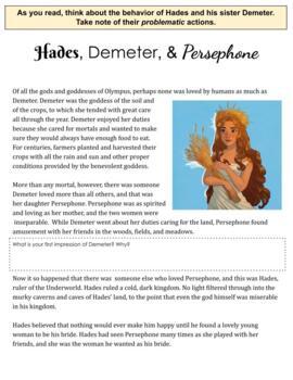 persephone and hades myth for kids