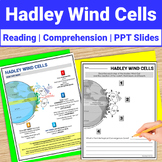 Hadley Wind Cells - Reading Comprehension and Worksheet Activity