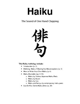 Preview of Haiku Booklet/ A Guide to the Study and the Writing of Haiku