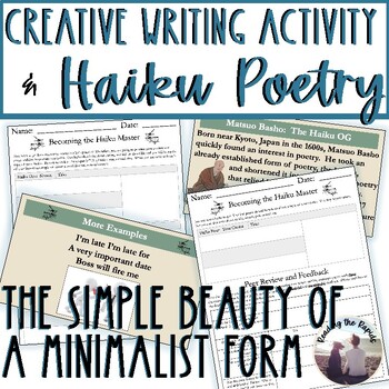 Preview of Haiku Poem Writing Activity Introduction Lesson for Fun Poetry Unit Editable PPT