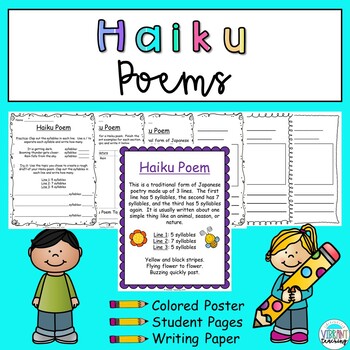 Haiku Poems by Vibrant Teaching- Angela Sutton | TPT