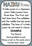 Haiku Poems Poster - Earth Tones Classroom Decor