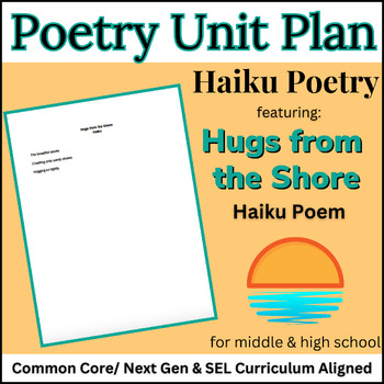 Preview of SEL Poetry Haiku Poem Lesson & Writing Activity #10